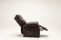 Landis Brown Traditional Lift Chair Brown Foam Pu Leather