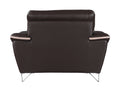 Genuine Leather Chair Brown Foam Leather