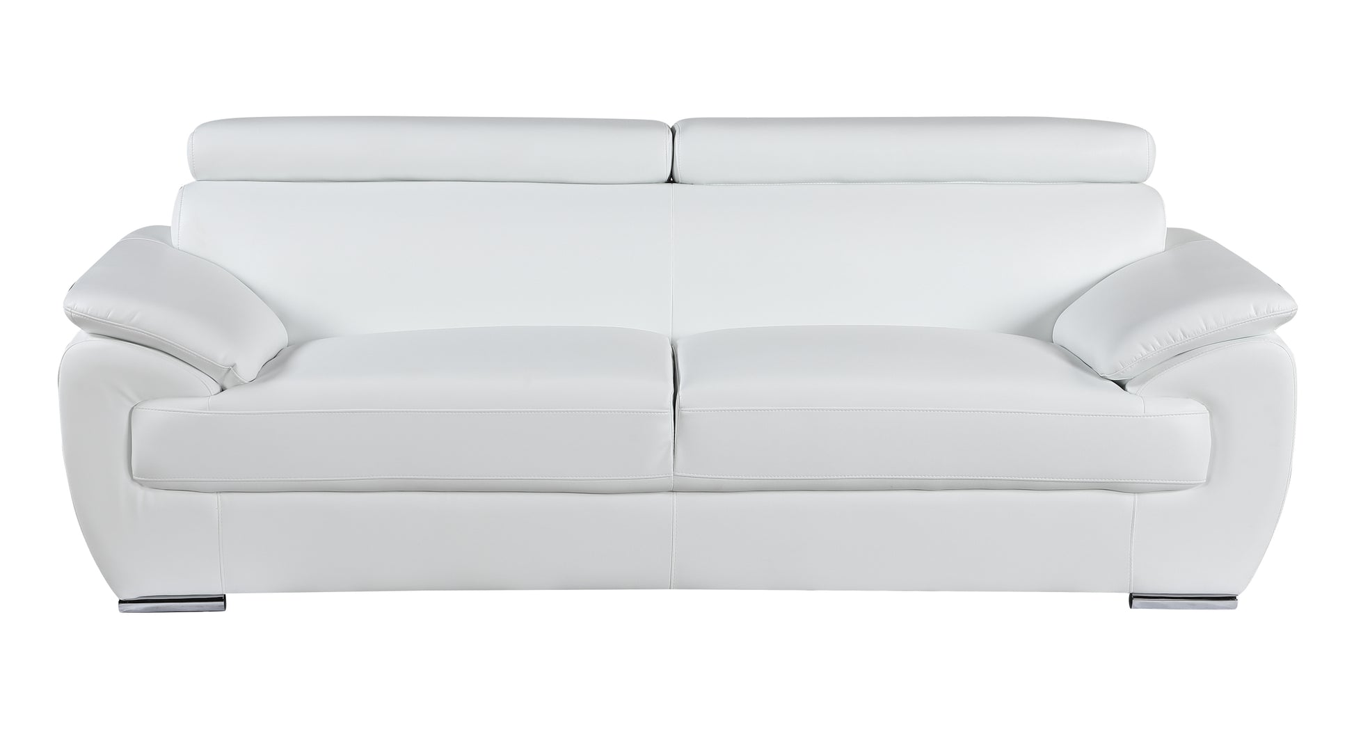 Genuine Leather Sofa White Foam Leather