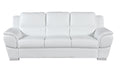 Genuine Leather Sofa White Foam Leather