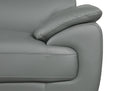 Genuine Leather Chair Gray Foam Leather