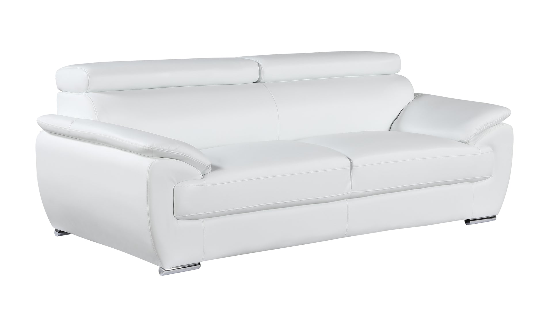 Genuine Leather Sofa White Foam Leather