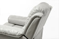 Charlotte Ivory Leather Gel Recliner Ivory Foam Pu Leather