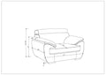 Genuine Leather Chair Gray Foam Leather