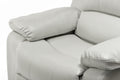 Charlotte Ivory Leather Gel Recliner Ivory Foam Pu Leather