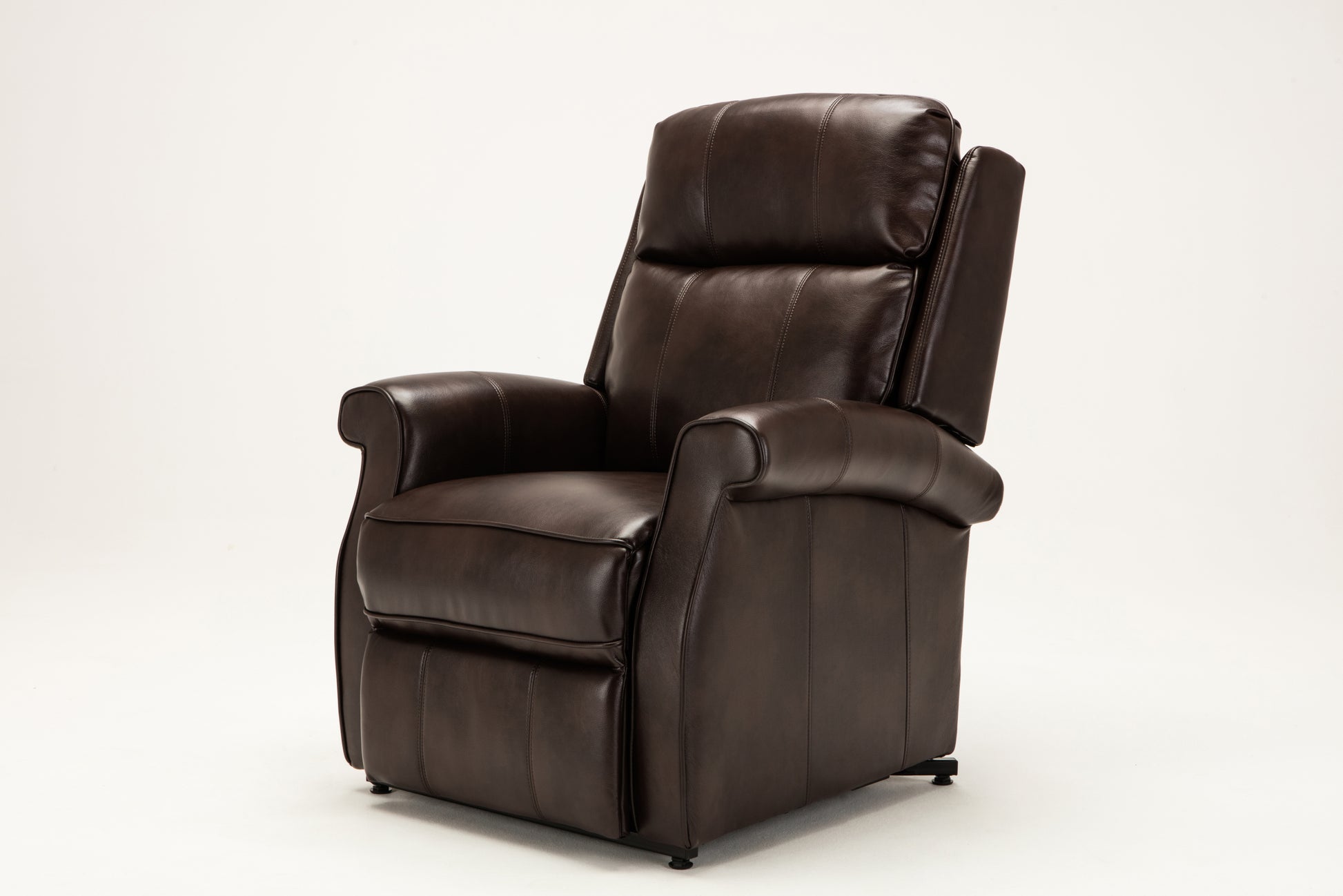 Landis Brown Traditional Lift Chair Brown Foam Pu Leather