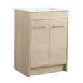 24 Inch Bathroom Cabinet With Sink,Soft Close Doors Kd Packing ,Bvb05224Plo Plain Light Oak 2 Bathroom Freestanding Plywood