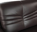 Genuine Leather Chair Brown Foam Leather