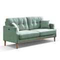Living Space Sofa 3 Seater With Waterproof Fabricusb Charge Port Blue Foam Fabric 3 Seat