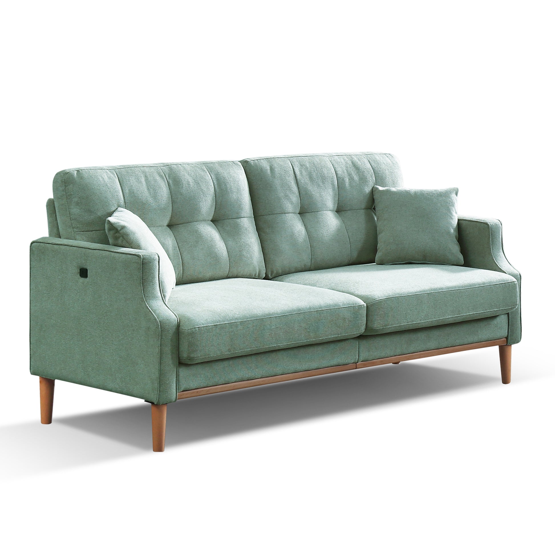 Living Space Sofa 3 Seater With Waterproof Fabricusb Charge Port Blue Foam Fabric 3 Seat