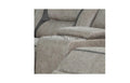 Denali Faux Leather Upholstered 3 Pc Sofa Set Made With Wood Finished In Gray Gray Faux Leather Metal Primary Living Space Medium Soft Cushion Back Contemporary,Modern Solid Wood Mdf Wood 6 Seat