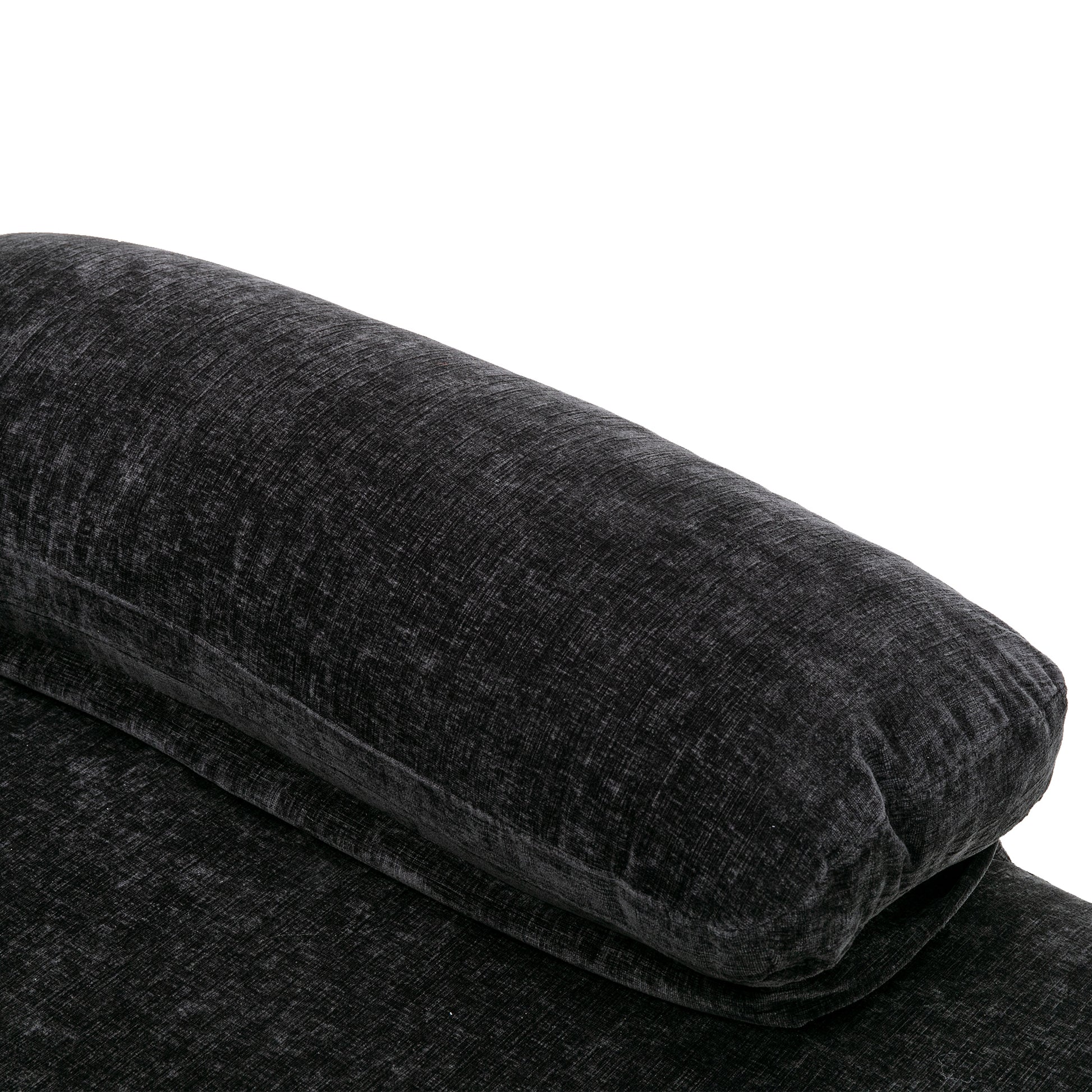 Coolmore Accent Sofa Living Room Sofa Sectional Sofa Black Polyester
