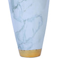 Elegant Celadon Marble Ceramic Vase With Gold Accents Timeless Home Decor Marble Ceramic