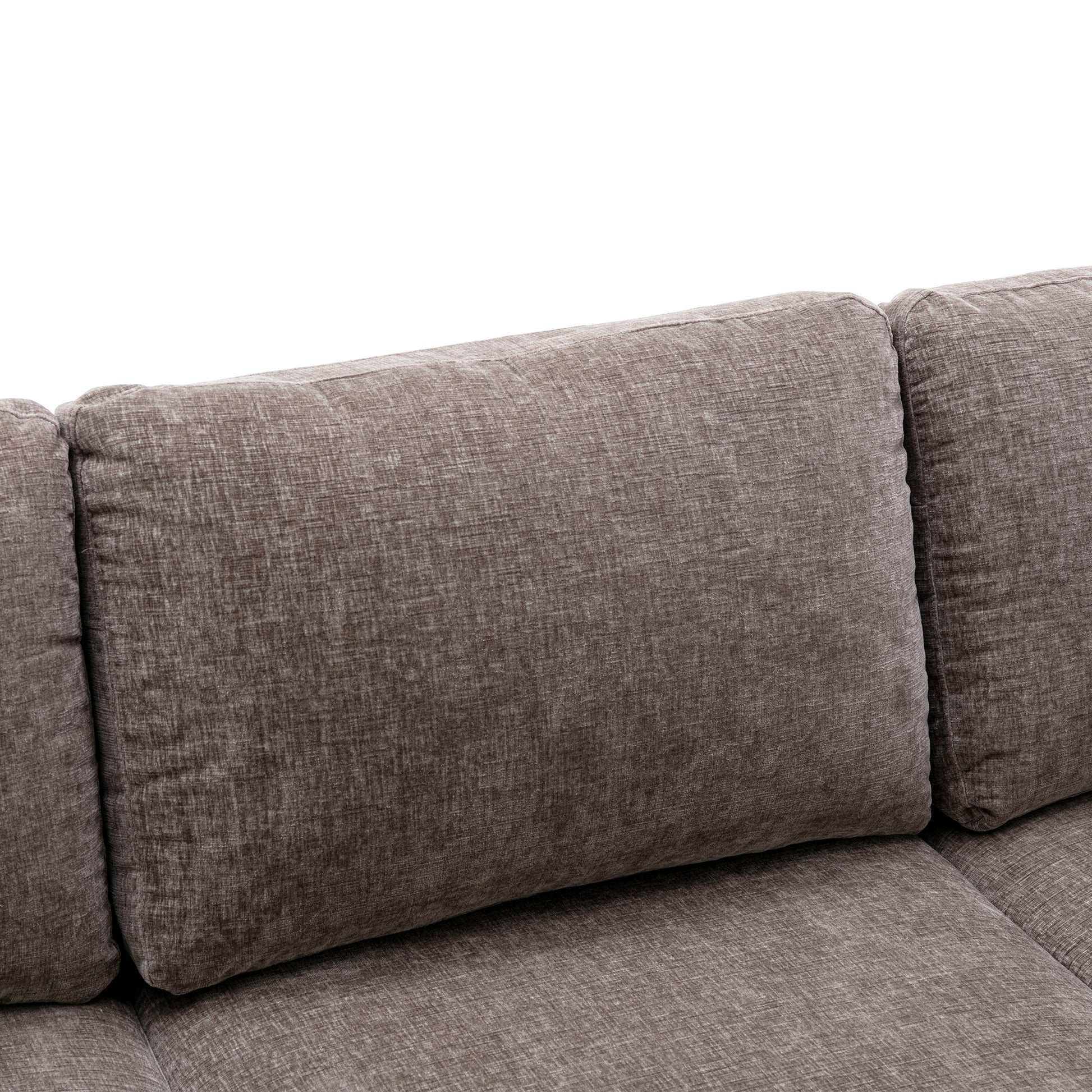 Coolmore Accent Sofa Living Room Sofa Sectional Sofa Gray Polyester