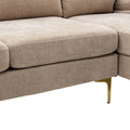 Coolmore Accent Sofa Living Room Sofa Sectional Sofa Camel Polyester