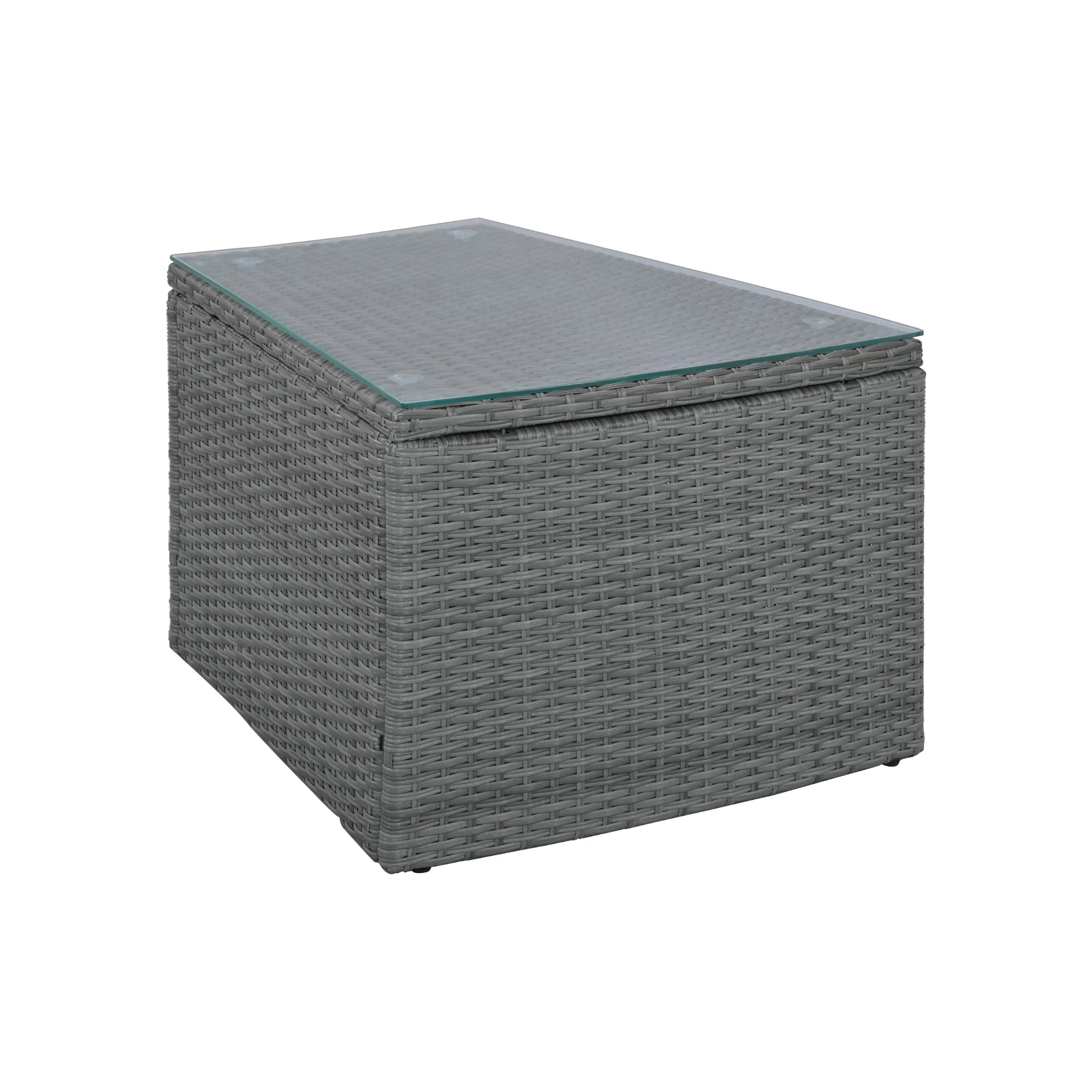 10 Piece Outdoor Sectional Half Round Patio Rattan Sofa Set, Pe Wicker Conversation Furniture Set Combination, Light Gray Yes Complete Patio Set Light Gray Water Resistant Frame Water Resistant