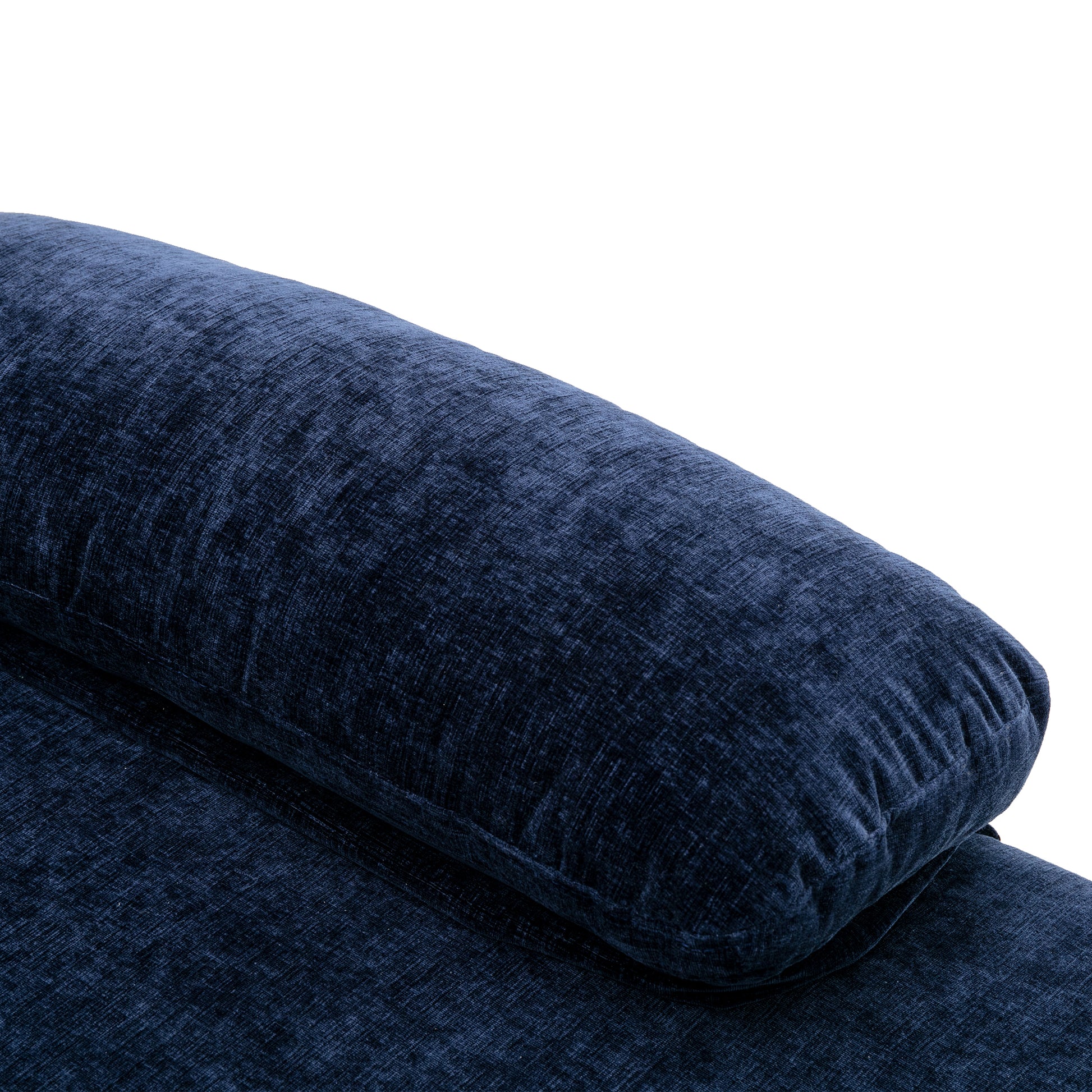 Coolmore Accent Sofa Living Room Sofa Sectional Sofa Navy Blue Polyester