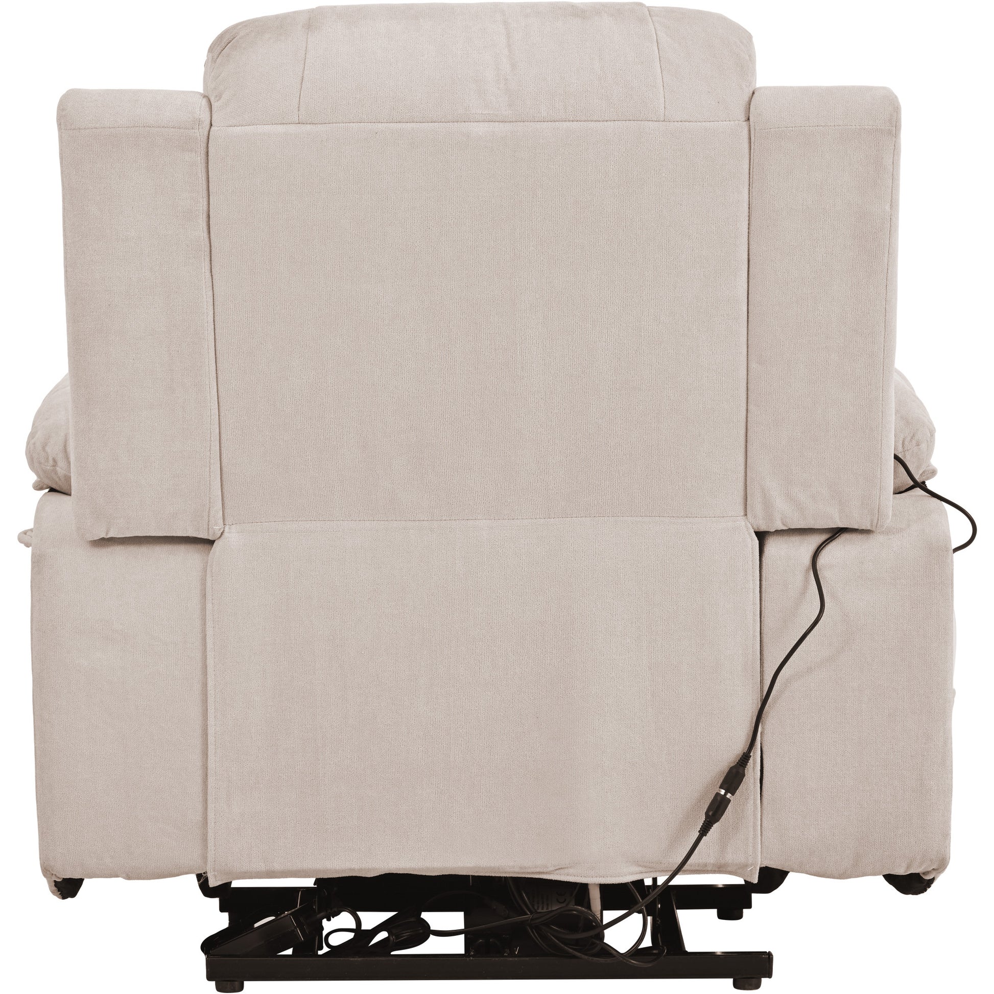 Massage Recliner,Power Lift Chair For Elderly With Adjustable Massage And Heating Function,Recliner Chair With Infinite Position And Side Pocket For Living Room ,Beige Beige Foam Linen