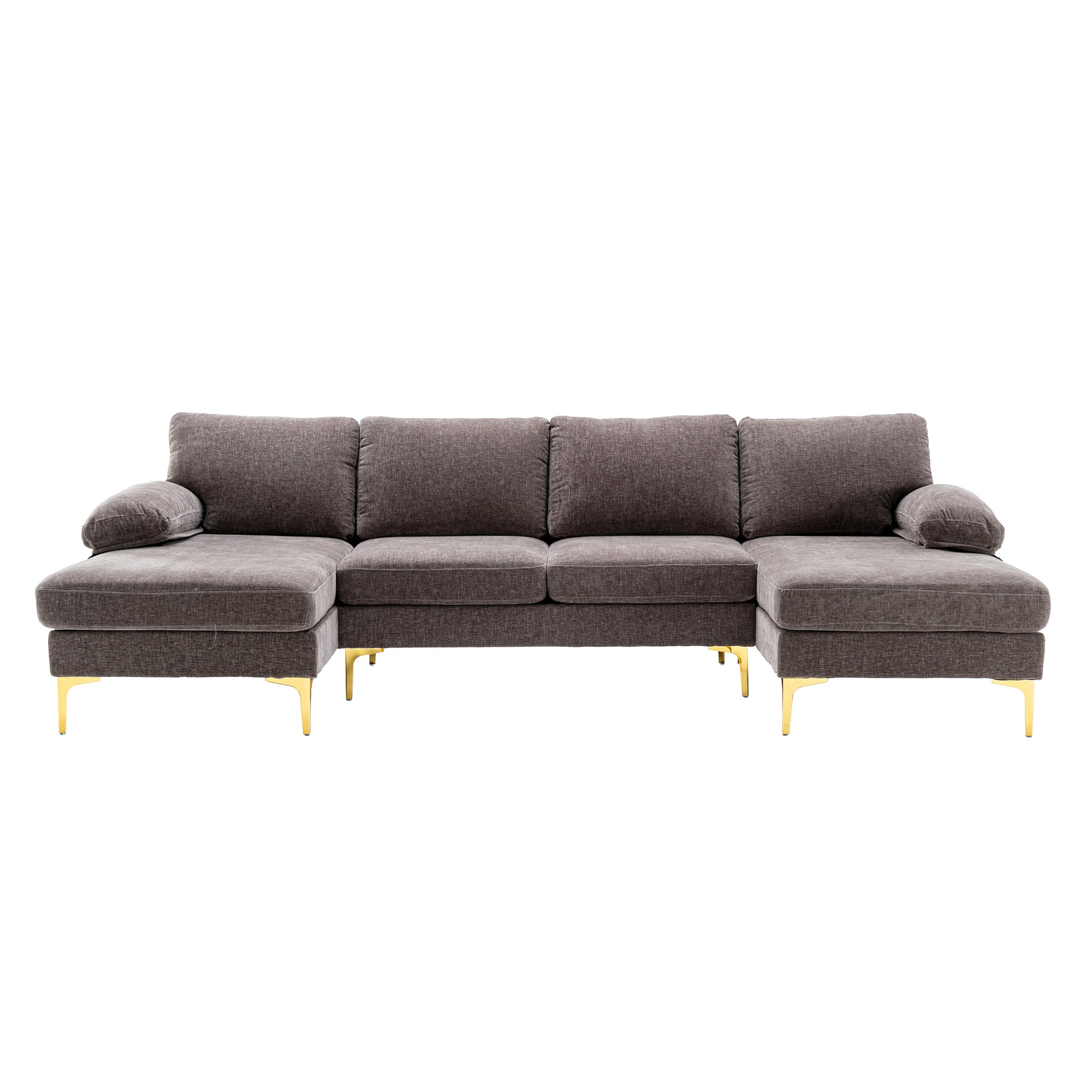 Coolmore Accent Sofa Living Room Sofa Sectional Sofa Gray Polyester