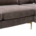 Coolmore Accent Sofa Living Room Sofa Sectional Sofa Gray Polyester