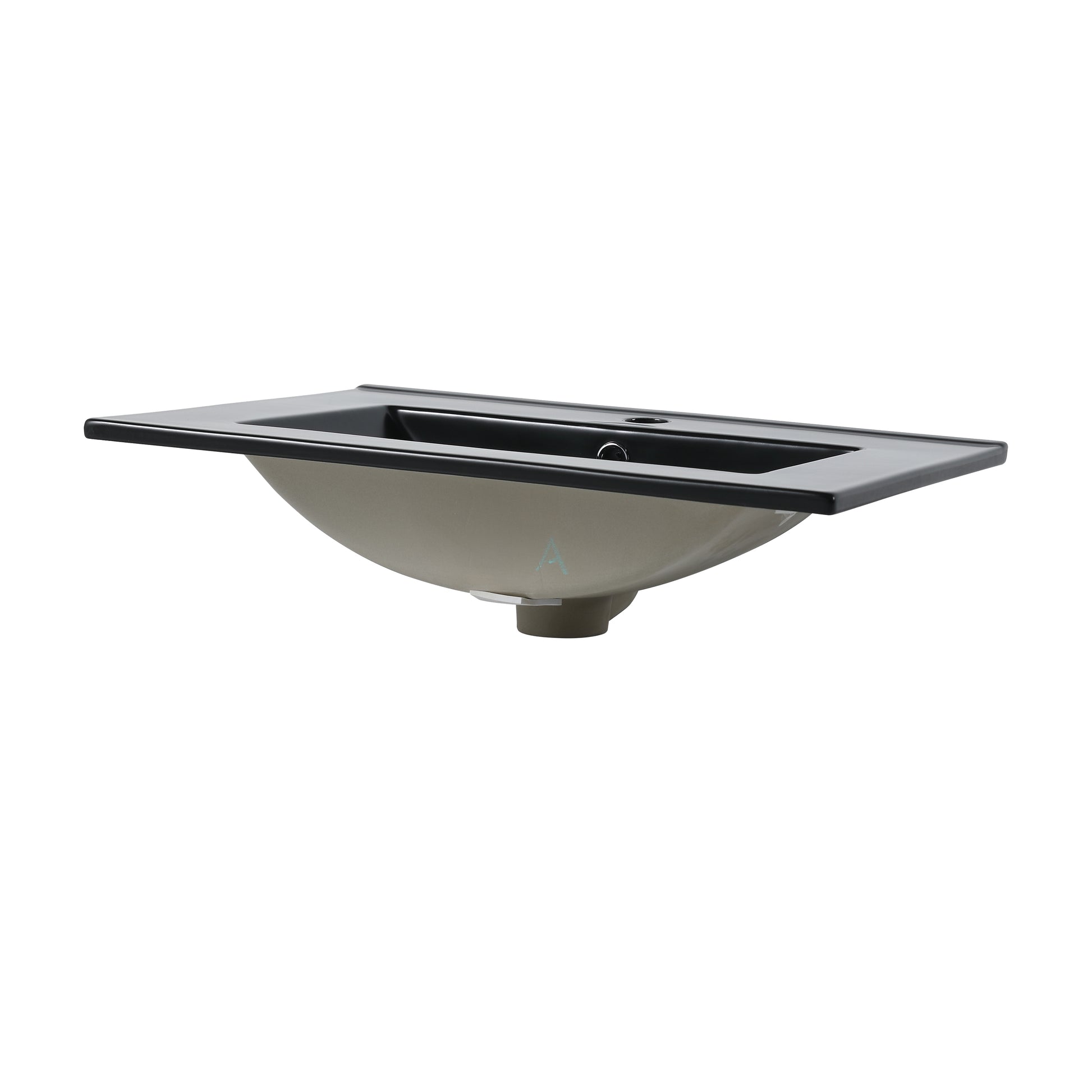 24" Ceramic Top Sink G Bl9060Bk Black Ceramic