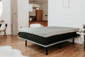 Copper Infused Hybrid 10 In Medium Memory Foam Queen Mattress Black Gray Polyurethane