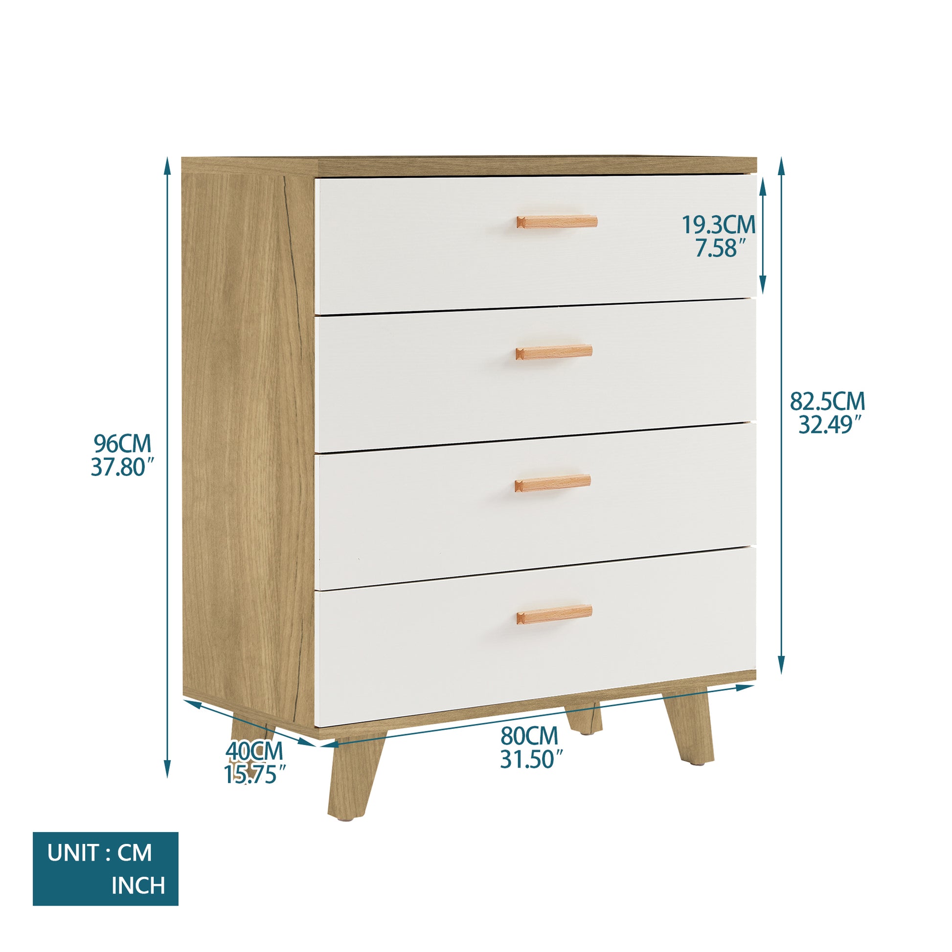 Drawer Dresser Cabinet Barcabinet, Buffet Sideboard Storage Cabinet, Buffet Server Console Tablestorge Cabinetsolid Solid Wood Handle Table Leg For Dining Roomliving Roomkitchenhallway Brown White 3 4 Drawers White Oak Primary Living Space Classic Foam