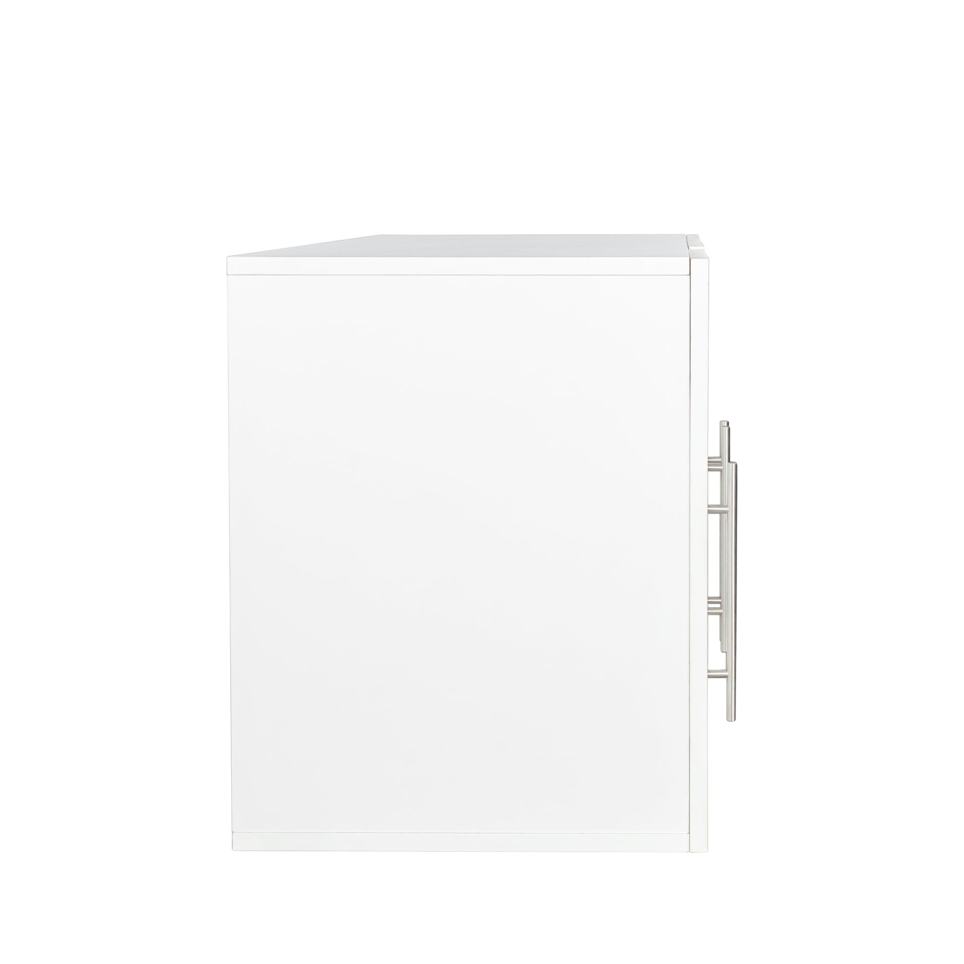 Stackable Wall Mounted Storage Cabinet, 15.75 "D X 35.43" W X 19.69 "H, White White Mdf