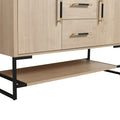 48 Inch Bathroom Vanity Freestanding Design With Resin Sink 2 Plain Light Oak 2 1 Bathroom Freestanding Plywood