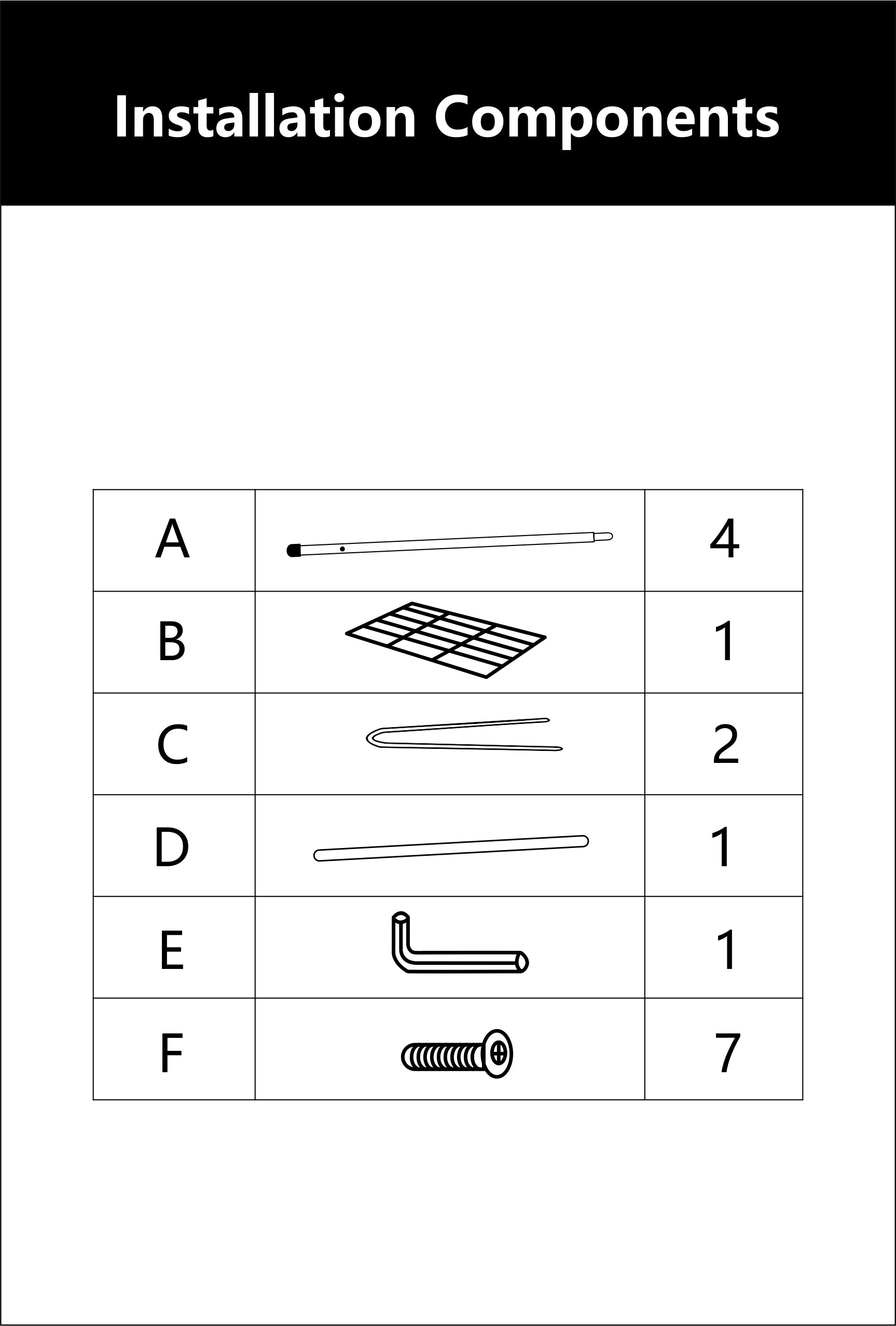 Store Level 1 Ladder To Secure Hangers Black Iron