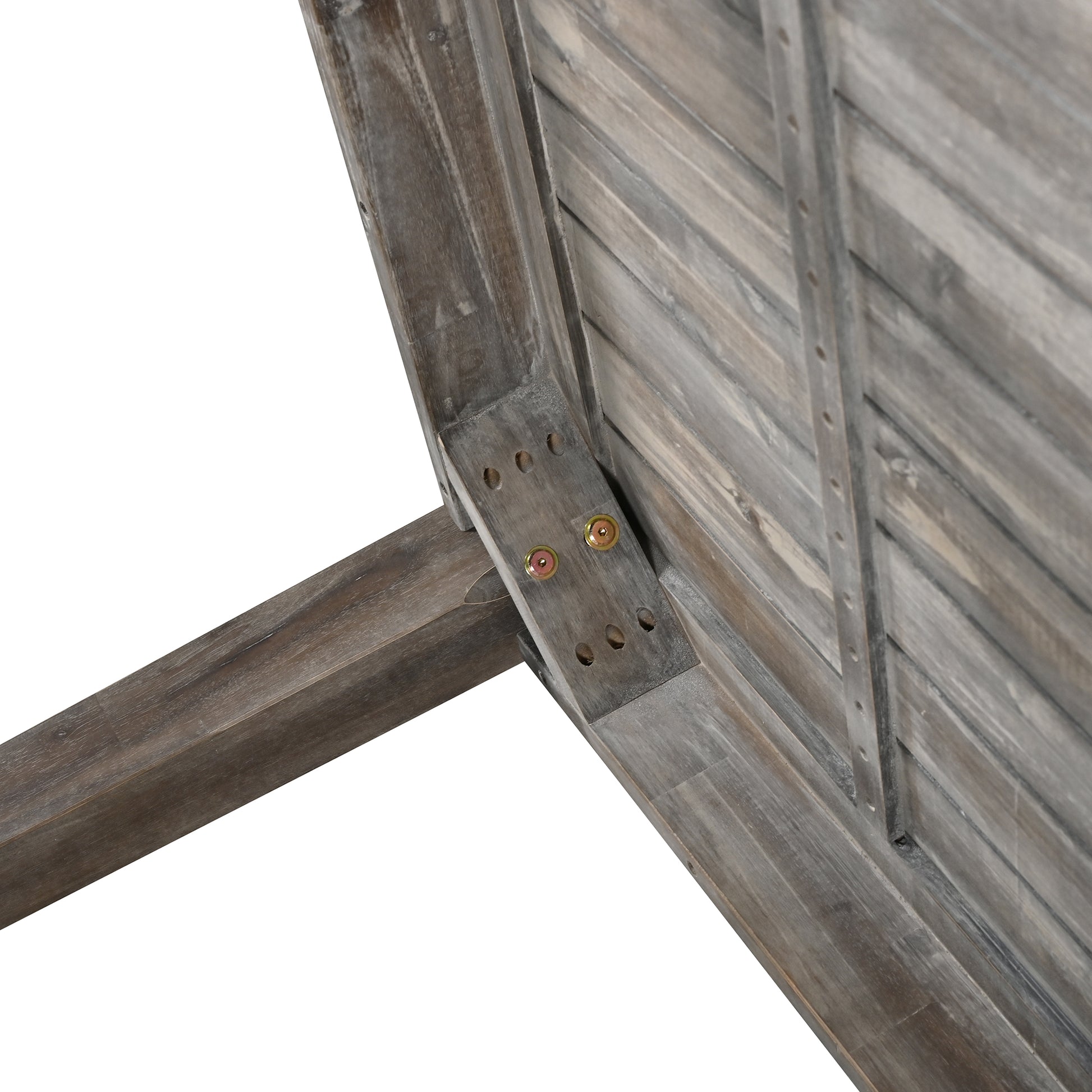 Acacia Wood Outdoor Dining Table And Chairs Suitable For Patio, Balcony Or Backyard Grey Acacia Wood