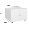 Office Furniture Copier Cabinet White 2 Door Steel Copier Stand Mobile Pedestal File Printer Stand Filing Cabinets 1 2 Shelves White Office Mobile Modern Steel Steel