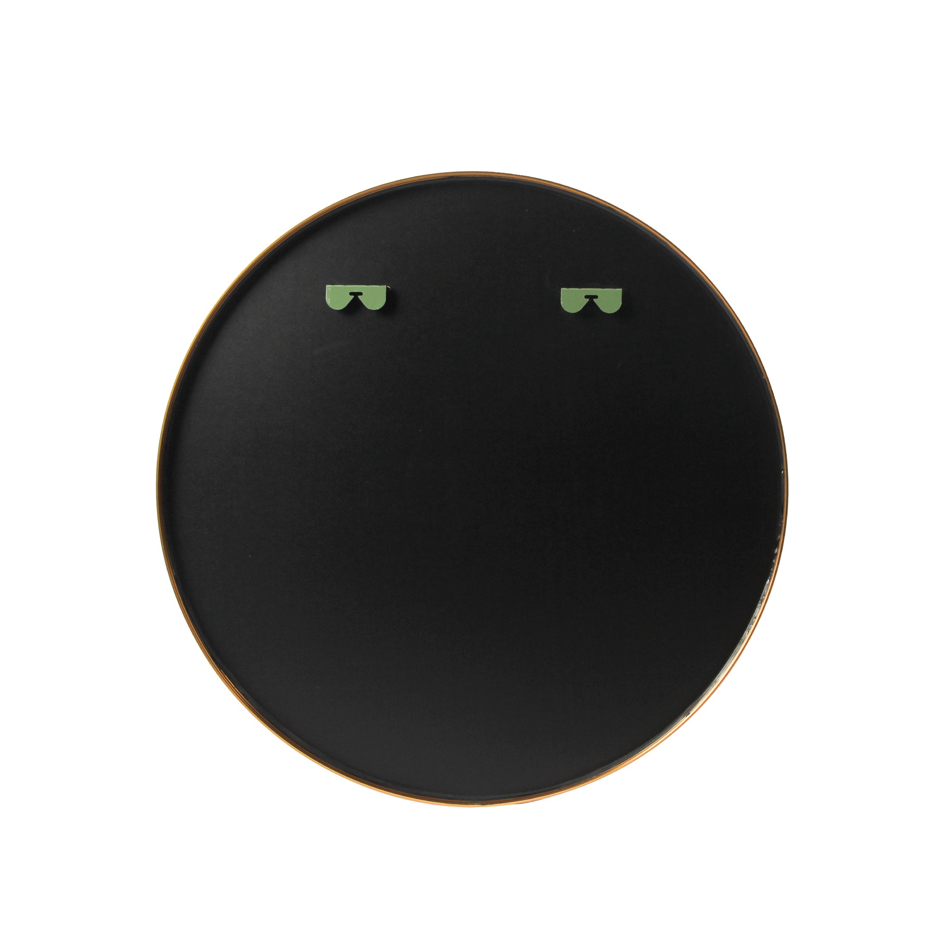 24" Wall Round Circle Mirror Bathroom Make Up Vanity Mirror Golden Golden Glass