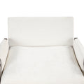 Mid Century Modern Velvet Accent Chair,Leisure Chair With Solid Wood And Thick Seat Cushion For Living Room,Bedroom,Studio,White White Foam Velvet