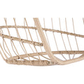 Outdoor Garden Rattan Egg Swing Chair Hanging Chair Wood Khaki Yes Sectional Khaki Uv Resistant Frame Water Resistant Cushion Garden & Outdoor American Design Complete Patio Sets Polypropylene