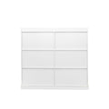 10 Shelf Bookcase White Mdf