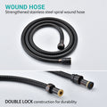 5 Mode Adjustable Settings Handheld Shower Head With Hose High Pressure Shower Heads Oil Rubbed Bronze Abs