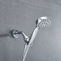 5 Mode Adjustable Settings Handheld Shower Head With Hose High Pressure Shower Heads Chrome Abs