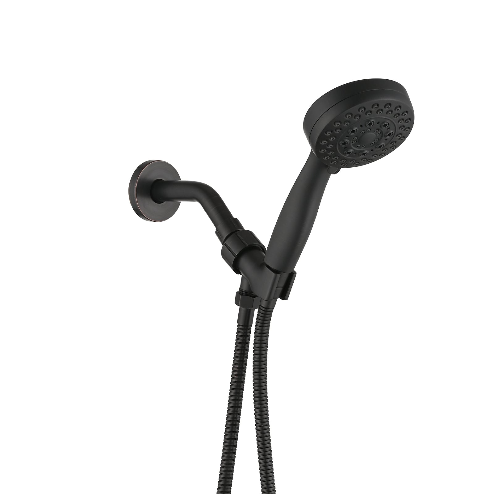 5 Mode Adjustable Settings Handheld Shower Head With Hose High Pressure Shower Heads Oil Rubbed Bronze Abs