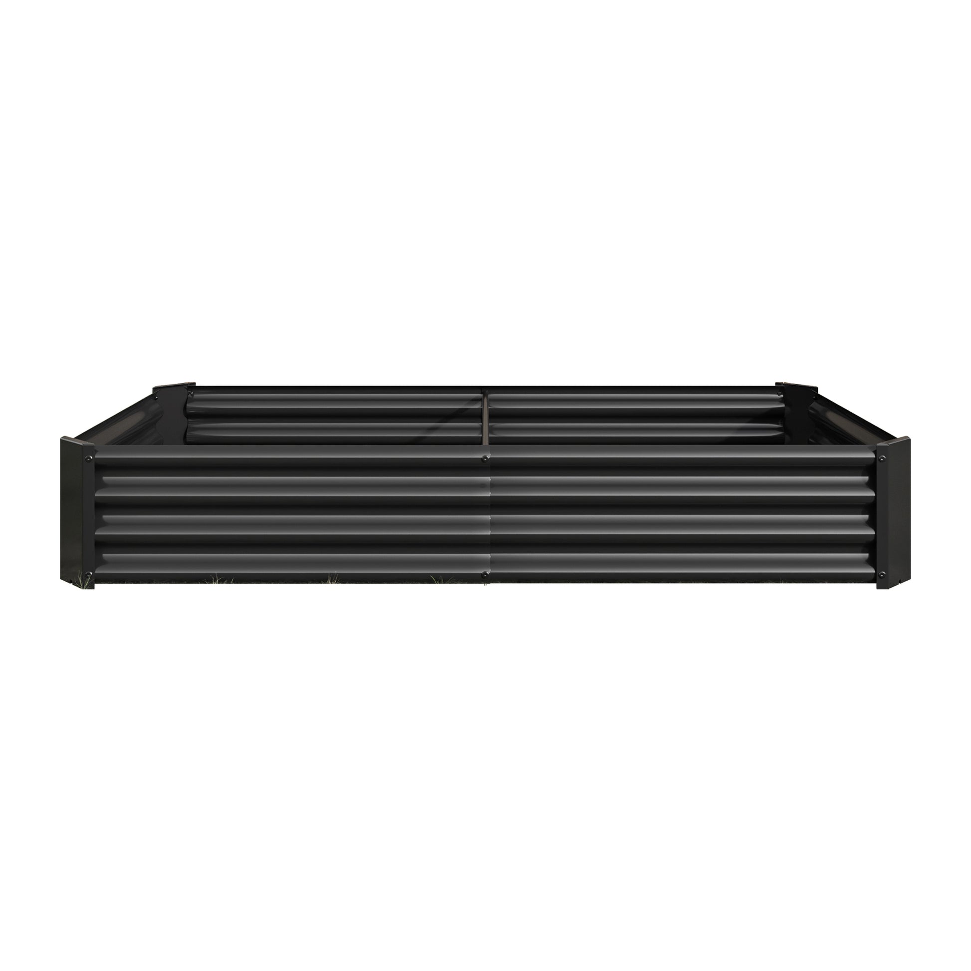 Raised Garden Bed Outdoor, 6 3 1Ftmetal Raised Rectangle Planter Beds For Plants, Vegetables, And Flowers Black Black Garden & Outdoor Metal