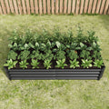 Raised Garden Bed Outdoor, 6 3 1Ftmetal Raised Rectangle Planter Beds For Plants, Vegetables, And Flowers Black Black Garden & Outdoor Metal