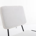 Corduroy Desk Chair Task Chair Home Office Chair Adjustable Height, Swivel Rolling Chair With Wheels For Adults Teens Bedroom Study Room,White White Office Foam Dry Clean Modern Handle Office Chairs Upholstered Armless Corduroy