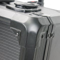 Black Hand Tool Box With 4 Layers Of Toolset And Wheels Black Plastic