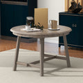 Wood Dining Table Round Extendable Dining Table For Dining Room Natural Wood Wash Natural Wood Wash Solid Wood