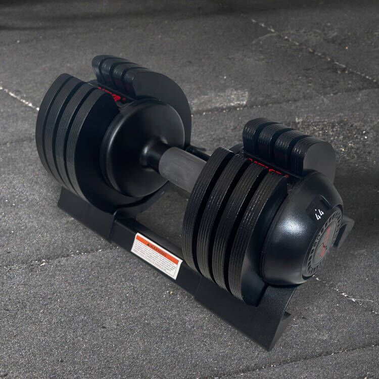 22Lbs Adjustable Dumbbell Steel Plastic Black Steel