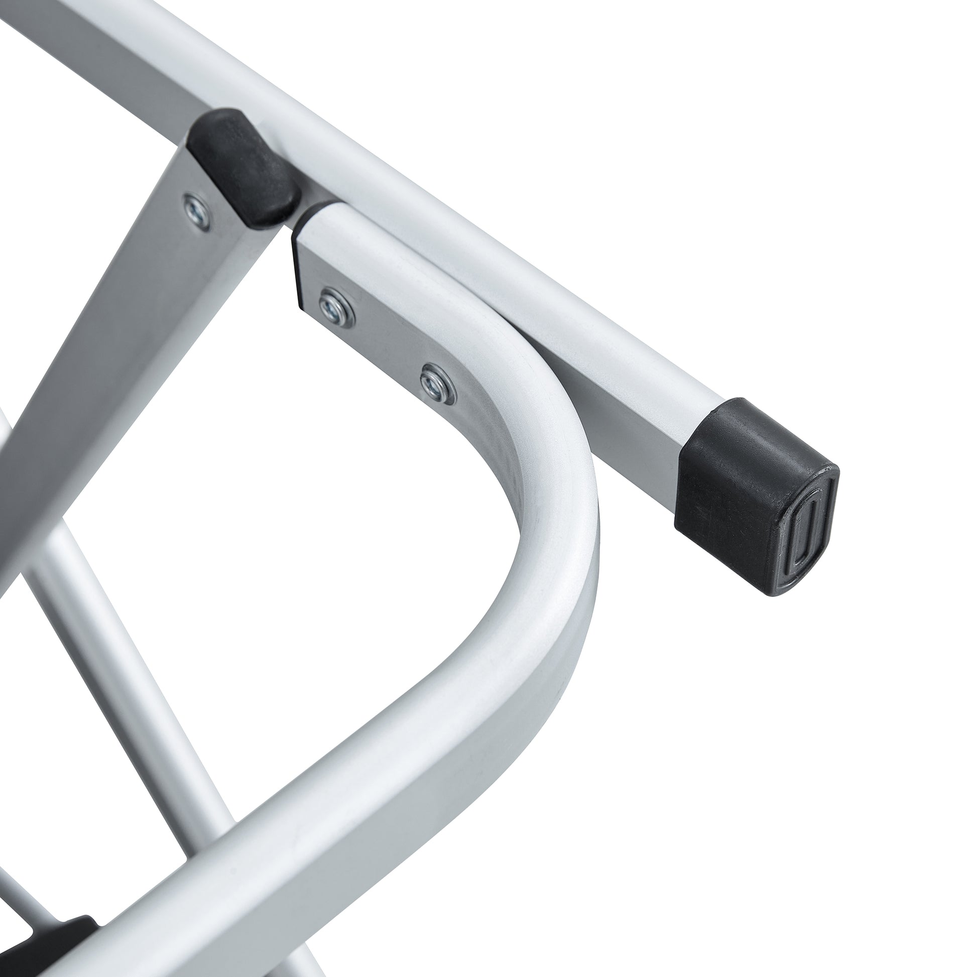 Set Of 3, Folding Outdoor Table And Chairs Set For Indoor, Outdoor Camping, Picnics, Beach,Backyard, Bbq, Party, Patio, Black Gray Black Aluminum