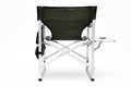 Set Of 3, Folding Outdoor Table And Chairs Set For Indoor, Outdoor Camping, Picnics, Beach,Backyard, Bbq, Party, Patio, Black Green Black Aluminum