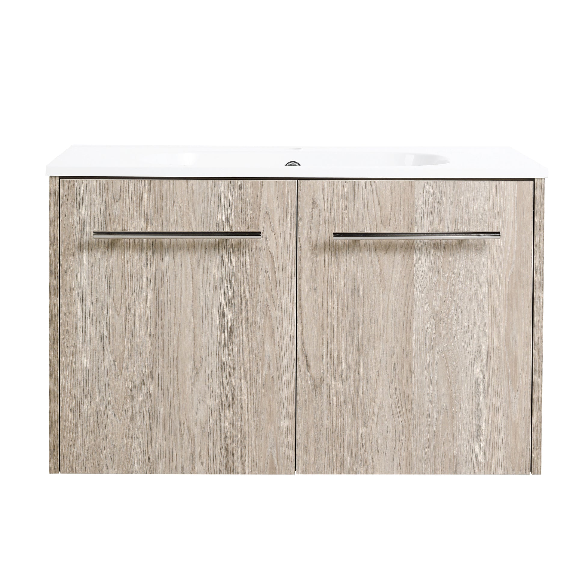 30 Inch Wall Mounted Bathroom Vanity Kd Packing Bvc04730Weo White Oak 2 Bathroom Wall Mounted Plywood