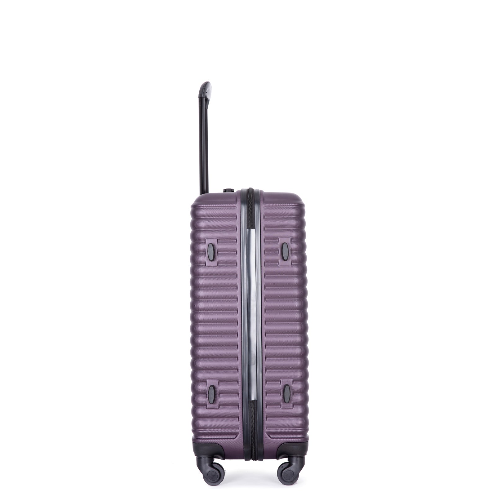 3 Piece Luggage Sets Abs Lightweight Suitcase With Two Hooks, Spinner Wheels, Tsa Lock, 20 24 28 Purple Purple Abs