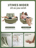 Smart Multifunction Recliner Chair Electric Green No Feather Green Pu Leather